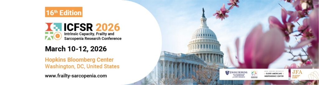 Banner for the 2026 ICFSR Meeting to be held in Washington, DC.